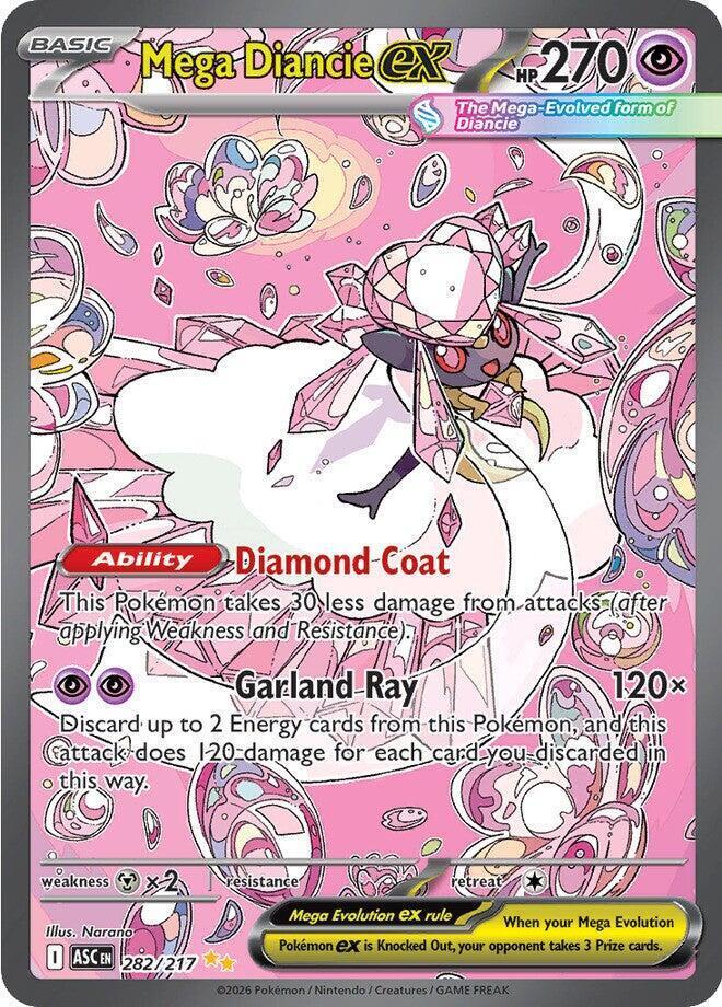 Mega Diancie ex 282/217 - Ascended Heroes (English)