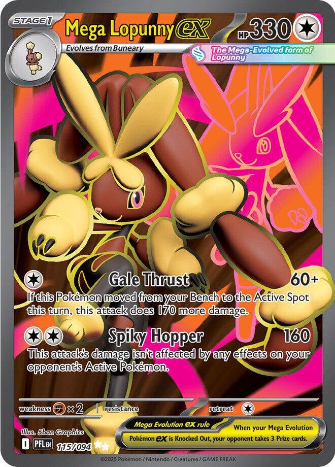 Mega Lopunny ex 115/094 - Phantasmal Flames (English)