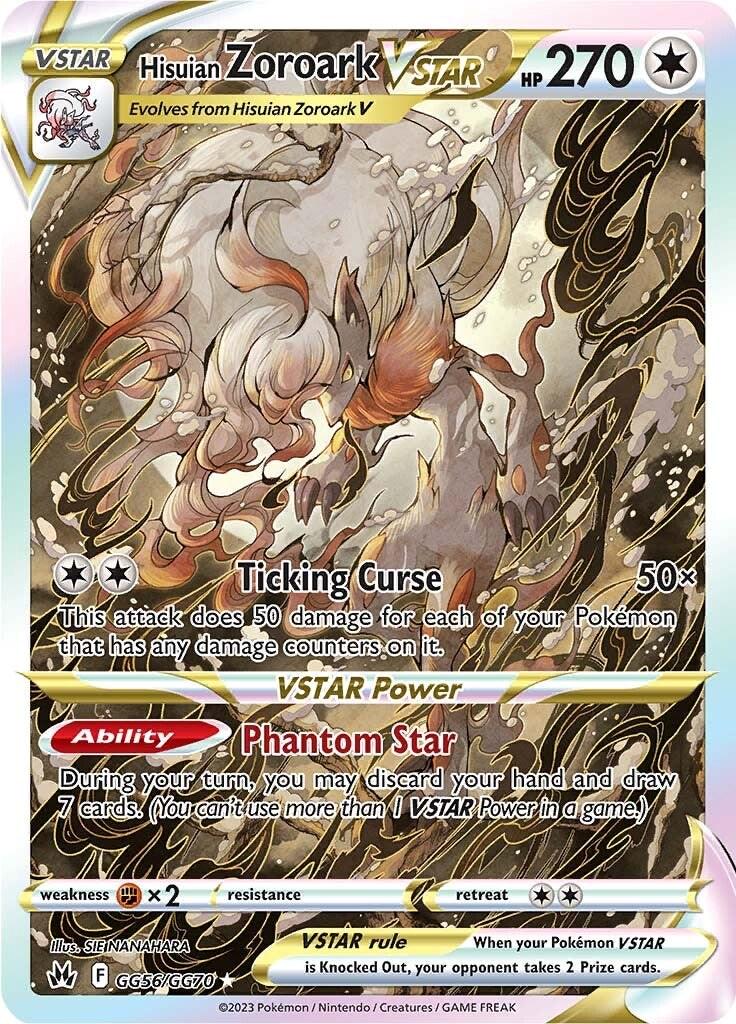 Hisuian Zoroark VSTAR GG56/GG70 - Crown Zenith (English)