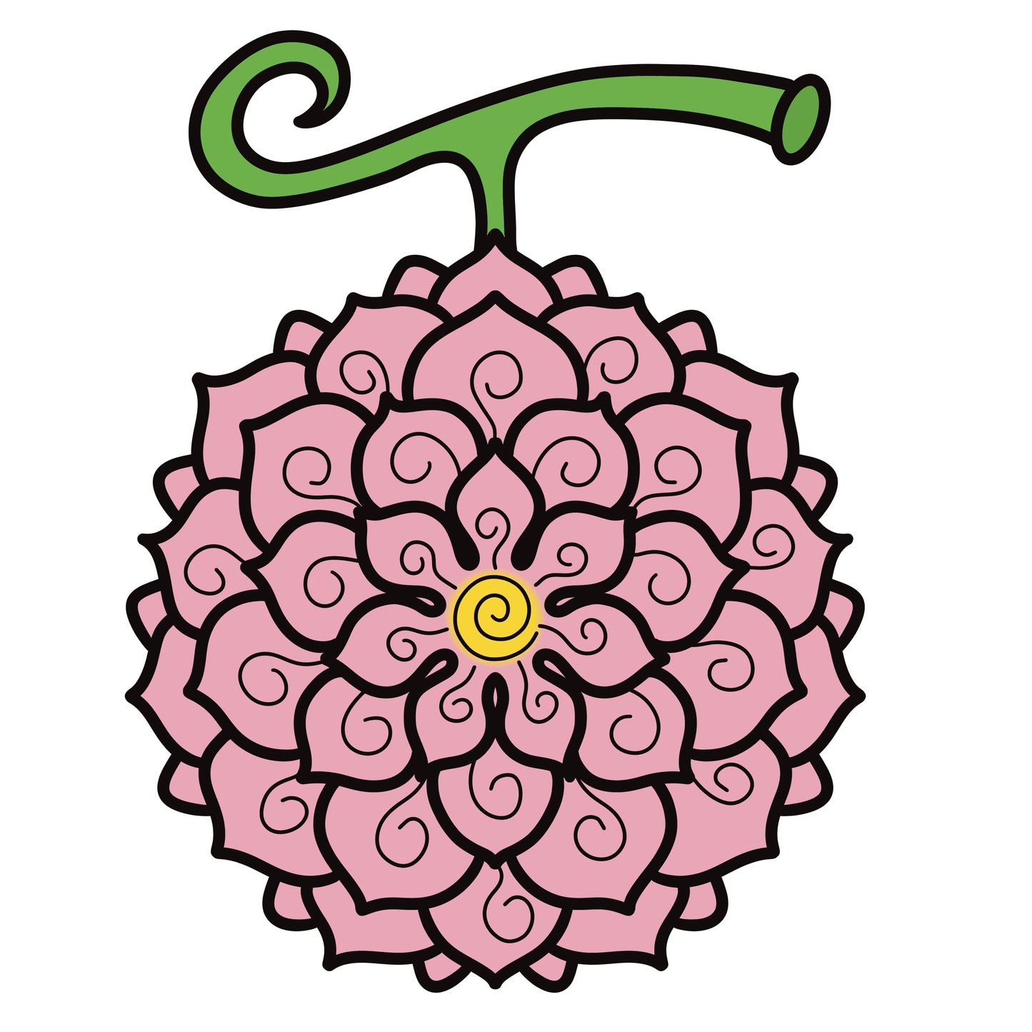 Flower-Flower Fruit Sticker