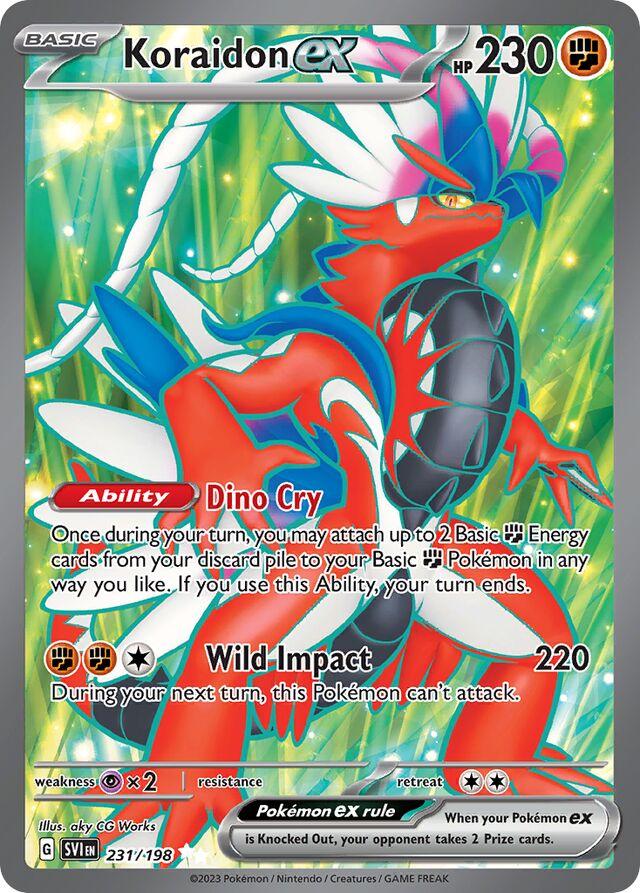 Koraidon ex 231/198 - Scarlet & Violet (English)