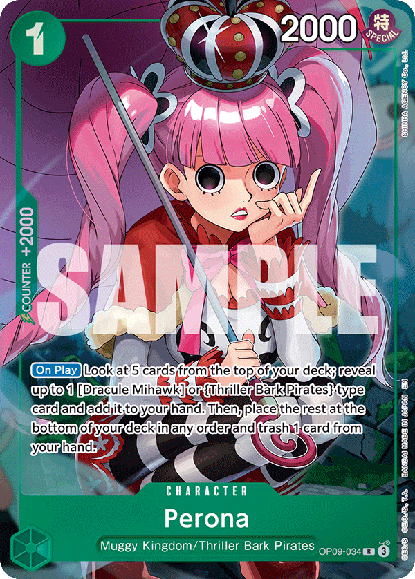 Perona (Illustration Box vol.4) - OP09-034 (English)