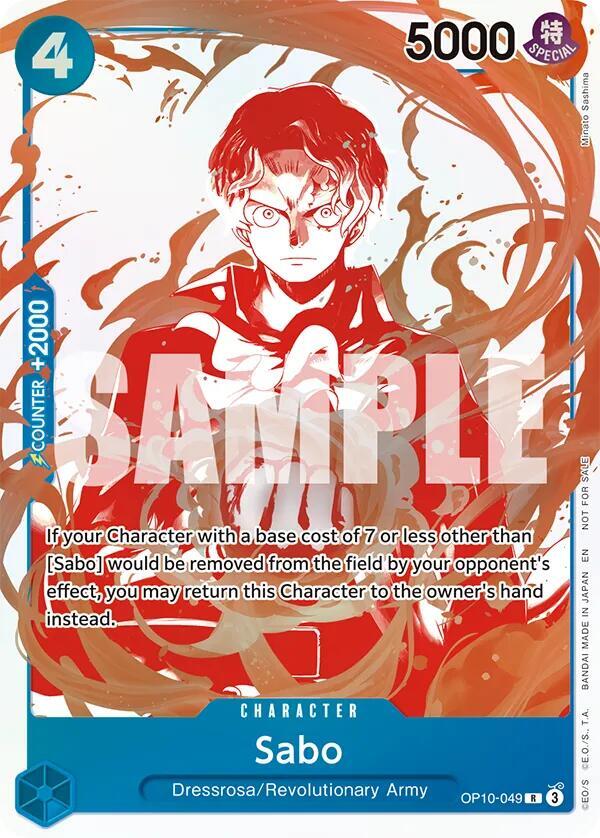 Sabo - OP10-049 3rd Anniversary Promo (English)