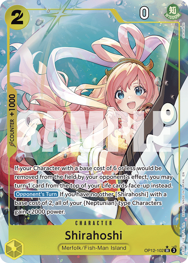 Shirahoshi - OP12-102 (English)
