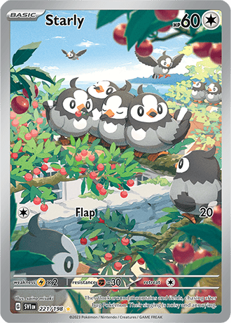 Starly 221/198 - Scarlet & Violet (English)