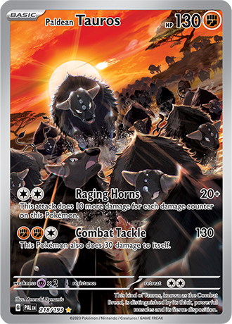 Paldean Tauros 218/193 - Paldea Evolved (English)
