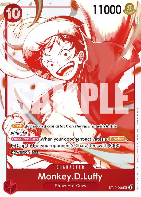 Monkey.D.Luffy - ST10-006 3rd Anniversary Promo (English)