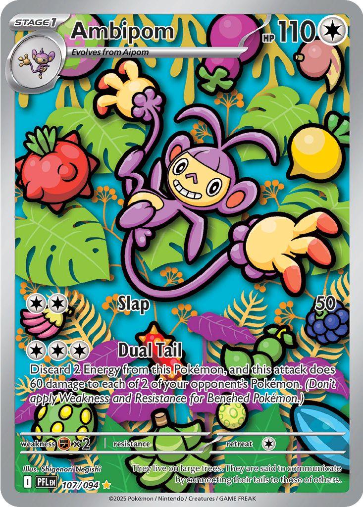 Ambipom 107/094 - Phantasmal Flames (English)