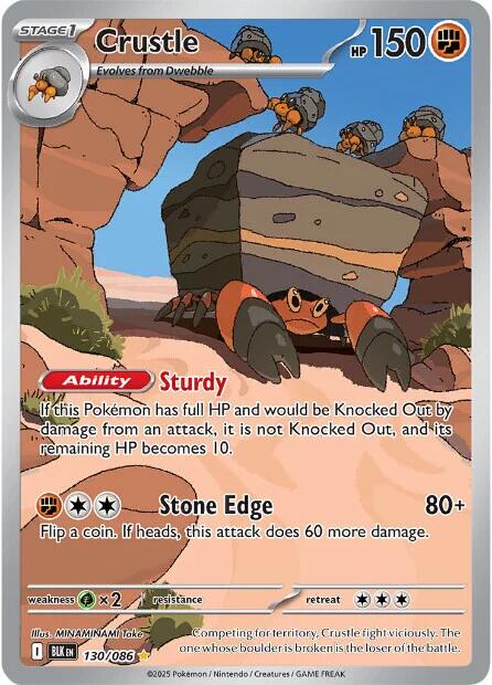 Crustle 130/86 - Black Bolt (English)