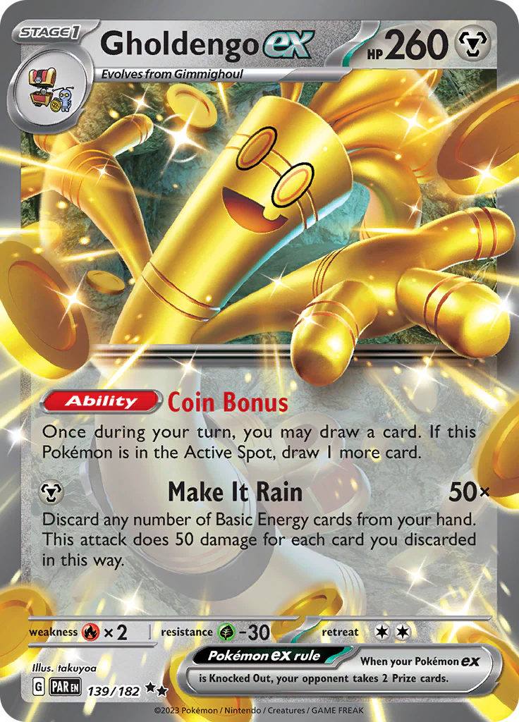 Gholdengo EX 139/182 - Pokémon Paradox Rift
