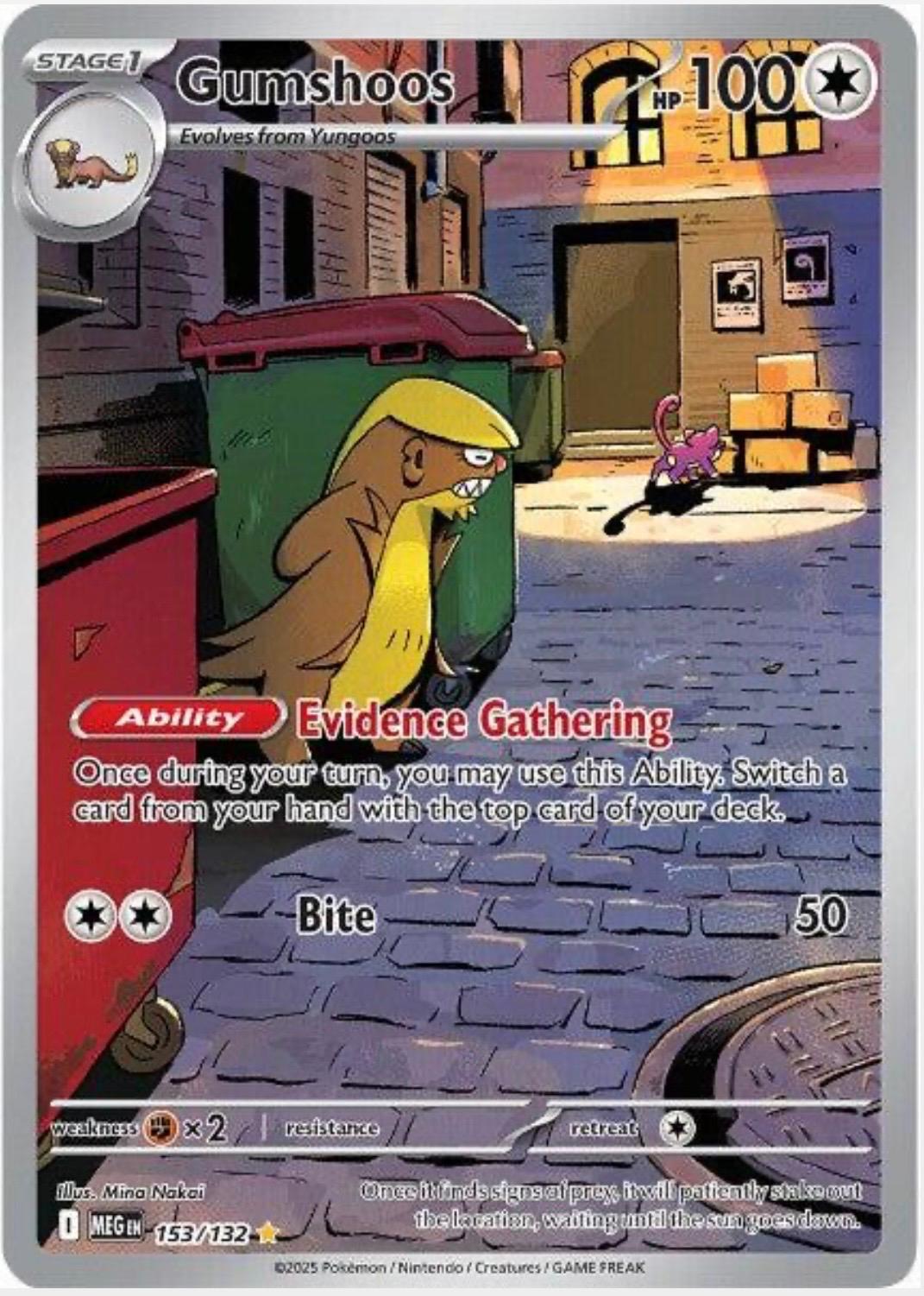 Gumshoos 153/132 - Mega Evolution (English)
