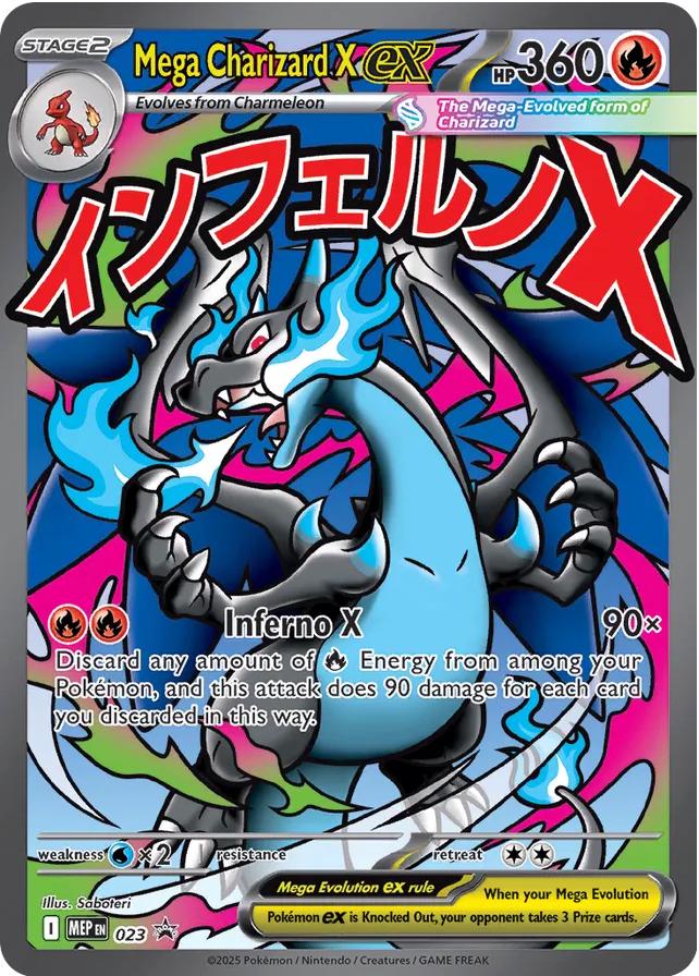 Mega Charizard X ex 023 - Promo (English)