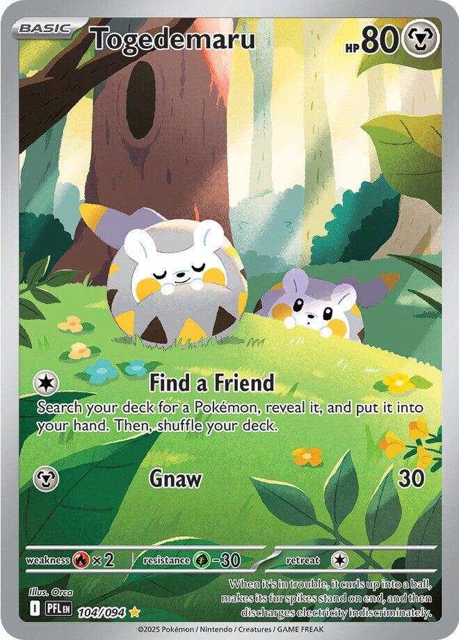 Togedemaru 104/094 - Phantasmal Flames (English)