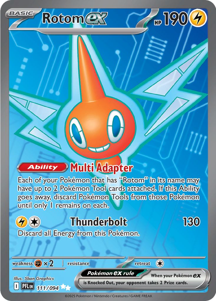 Rotom ex 111/094 - Phantasmal Flames (English)