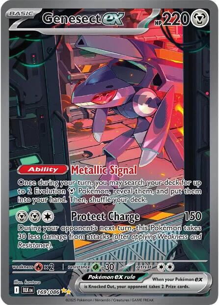 Genesect ex 169/086 - Black Bolt (English)