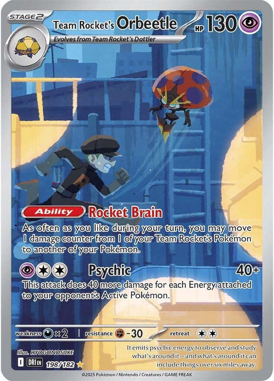 Team Rocket's Orbeetle 198/182 - Destined Rivals (English)