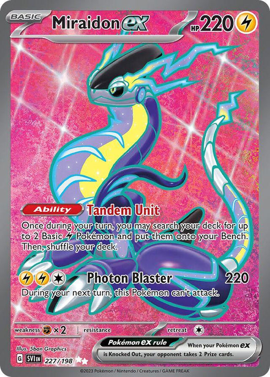Miraidon ex 227/198 - Scarlet & Violet (English)