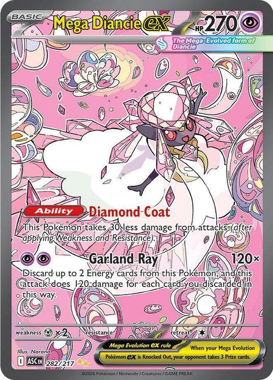 Mega Diancie ex 282/217 - Ascended Heroes (English)