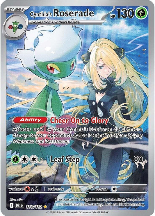 Cynthia's Roserade 184/182 - Destined Rivals (English)