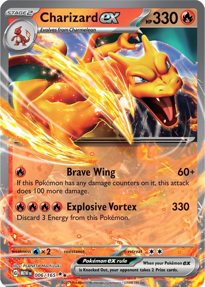 Charizard ex 006/165 - 151 (English)