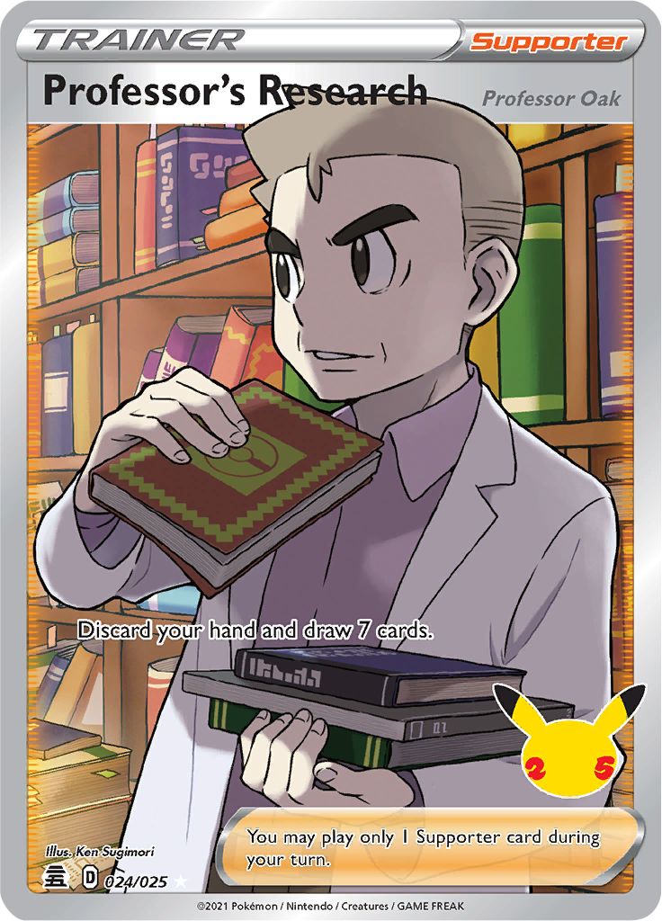 Professor's Research: Professor Oak 024/025 - Celebrations (English)