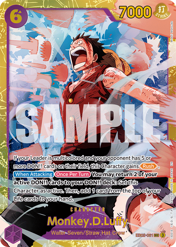 Monkey. D. Luffy - EB02-061 (English)