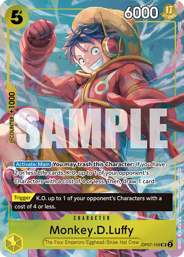 Monkey.D.Luffy (Illustration Box vol.3) - OP07-109 (English)