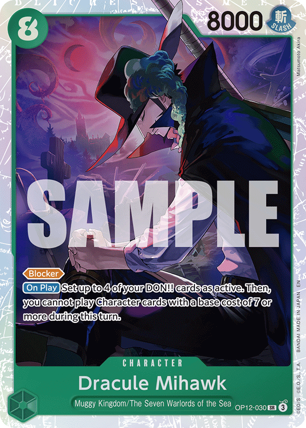 Dracule Mihawk - OP12-030 (English)