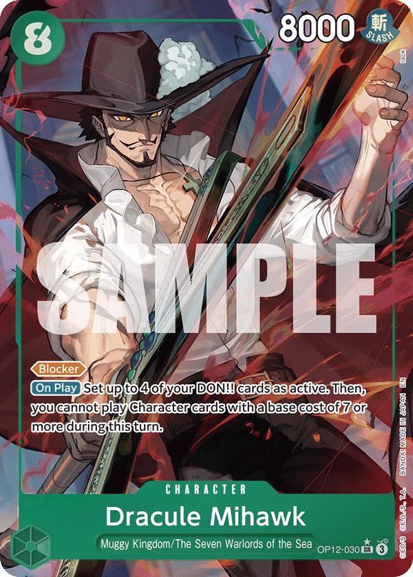 Dracule Mihawk - OP12-030 (English)