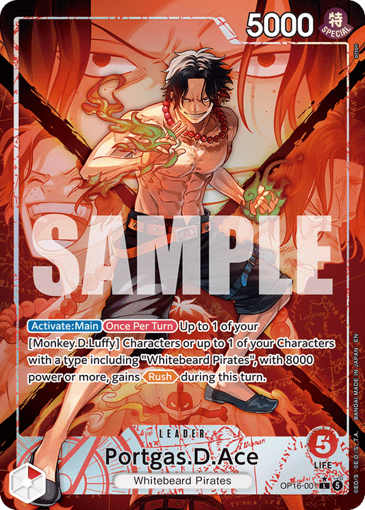 Portgas.D.Ace - OP16-001 (English)