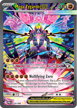 Mega Zygarde ex 120/088 - Perfect Order (English)