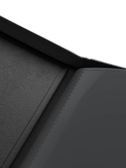 Stealth 12 Pocket Zip Binder - Black