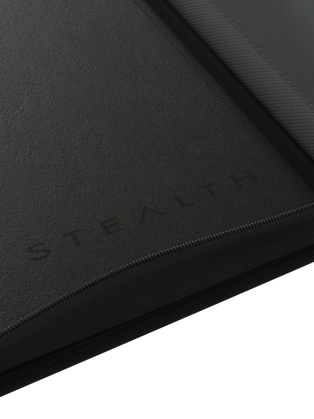 Stealth 12 Pocket Zip Binder - Black