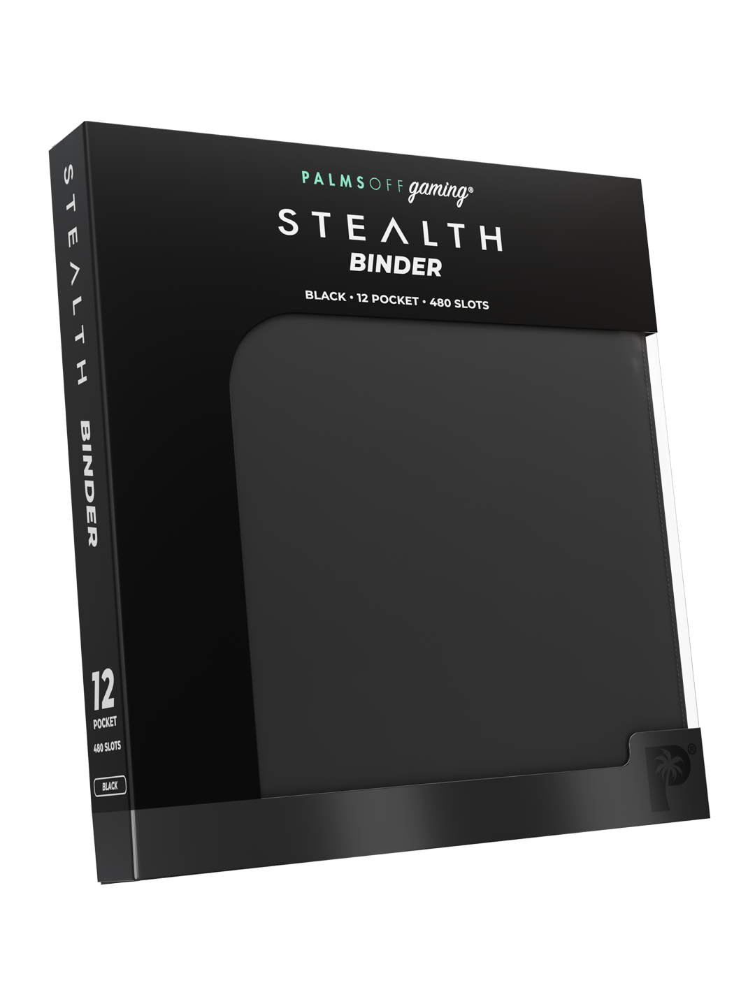 Stealth 12 Pocket Zip Binder - Black