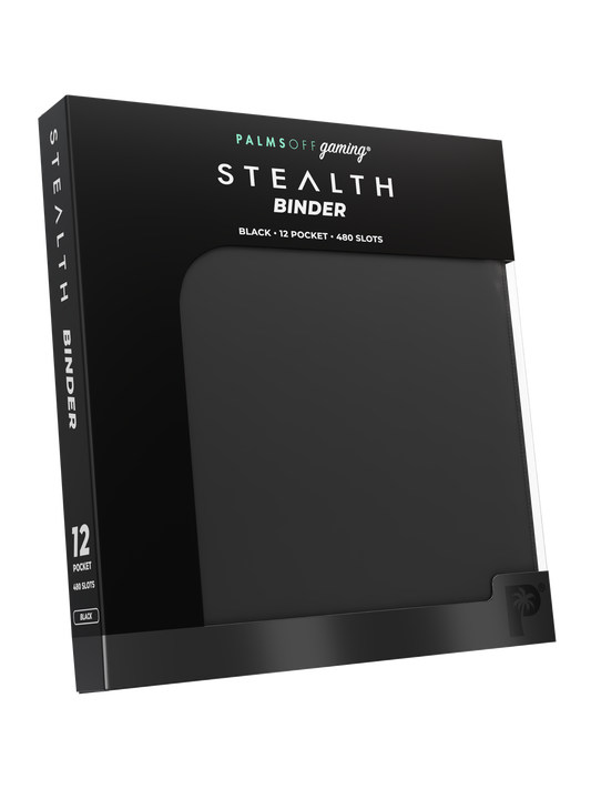 Stealth 12 Pocket Zip Binder - Black