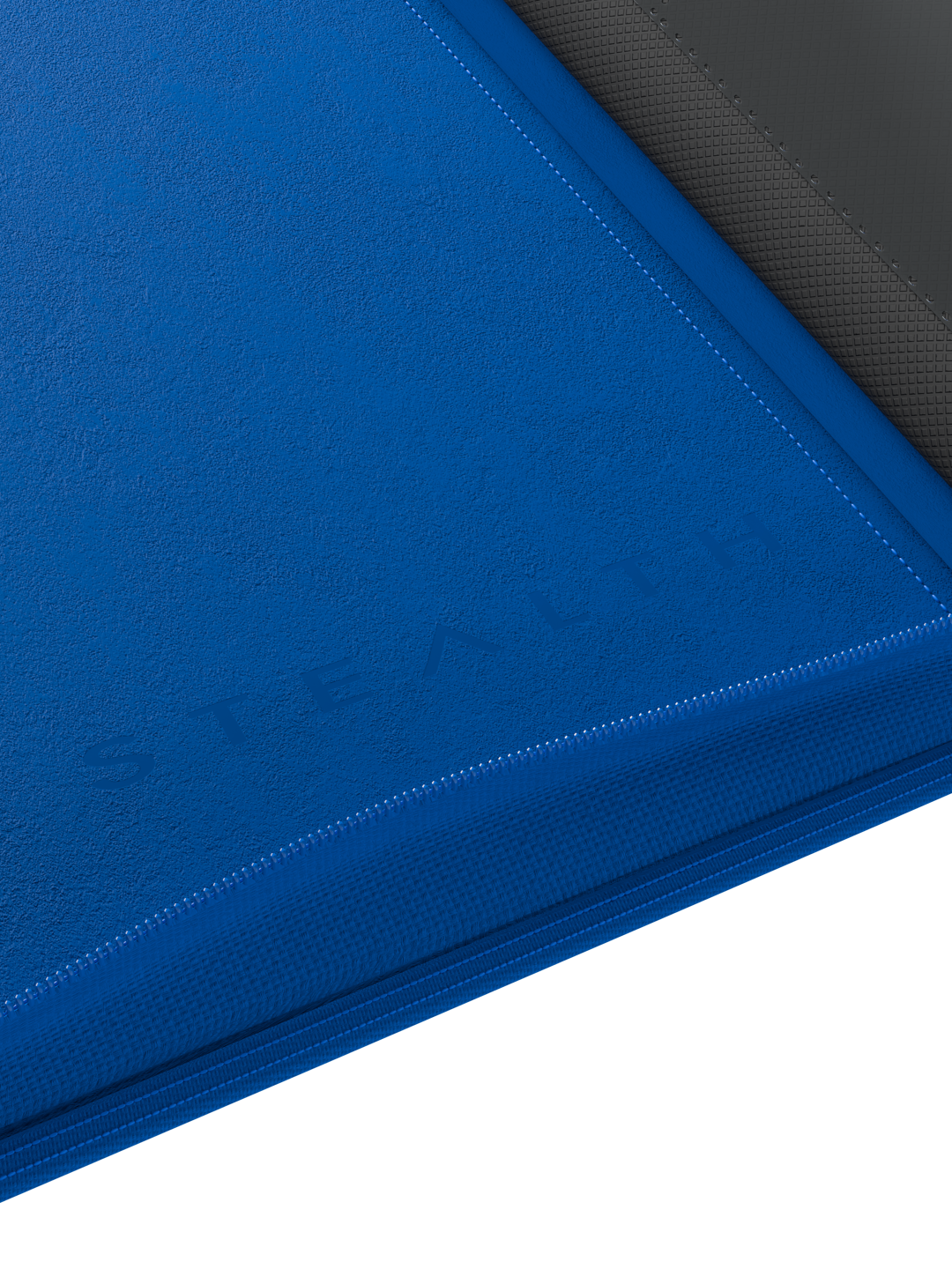 Stealth 12 Pocket Zip Binder - Blue