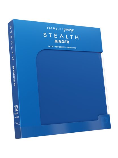 Stealth 12 Pocket Zip Binder - Blue