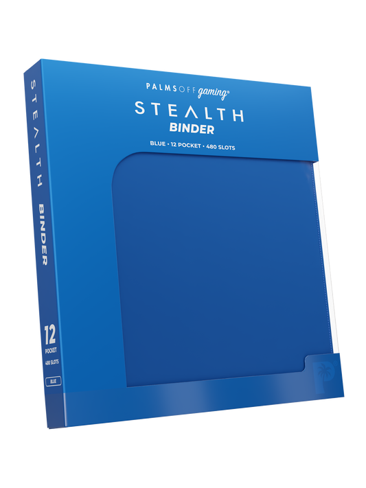 Stealth 12 Pocket Zip Binder - Blue