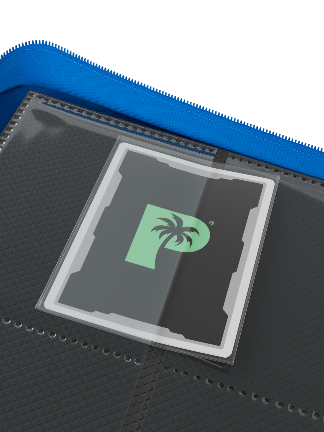 Stealth 12 Pocket Zip Binder - Blue