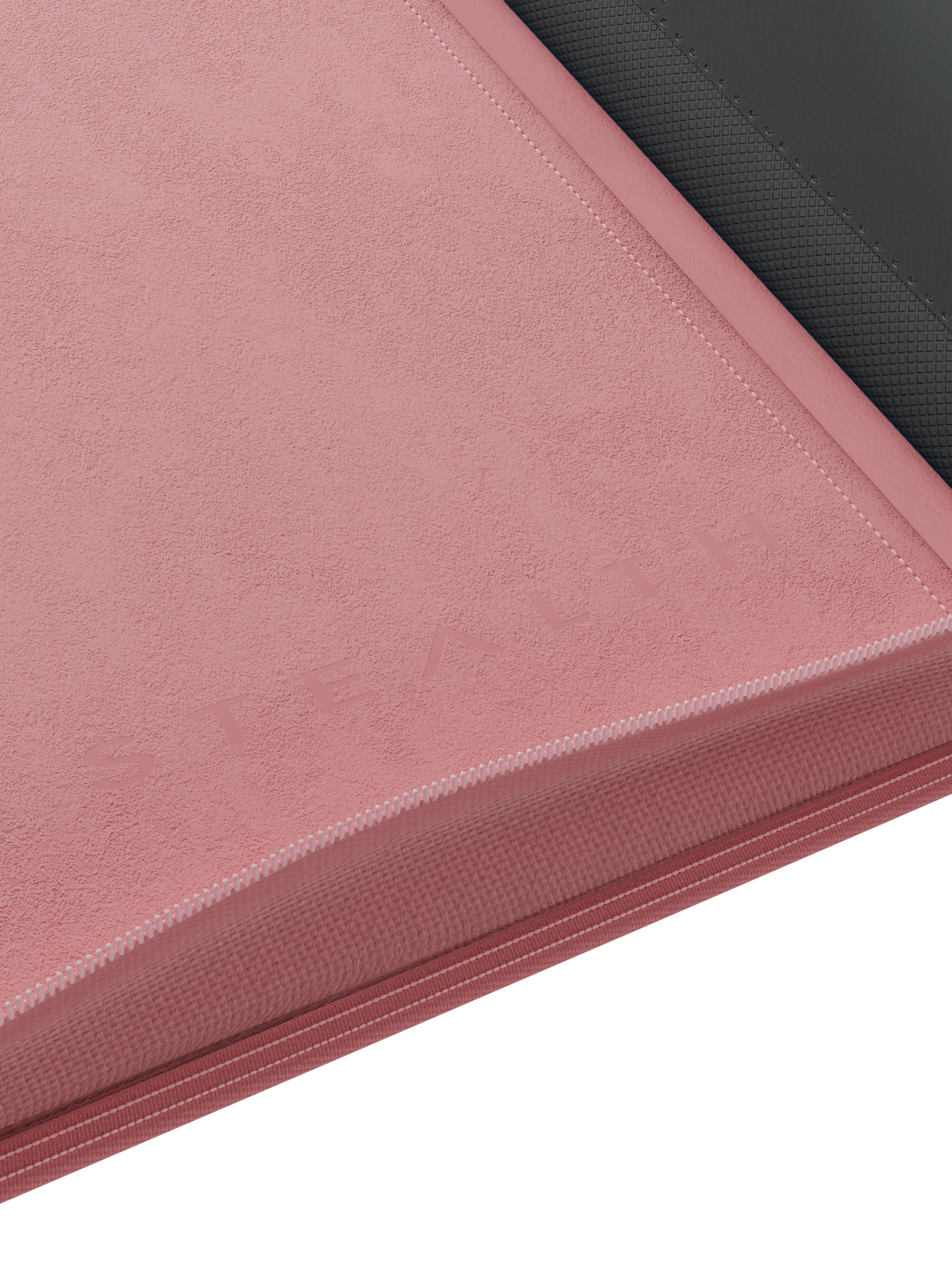 Stealth 12 Pocket Zip Binder - Pink