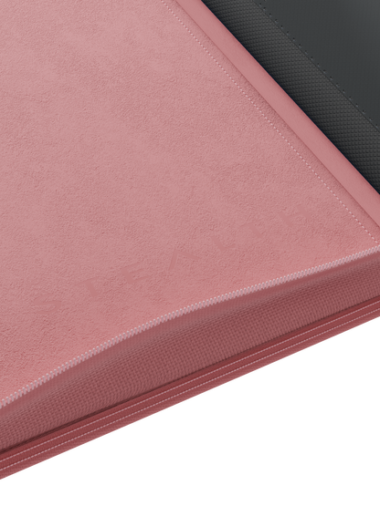 Stealth 12 Pocket Zip Binder - Pink