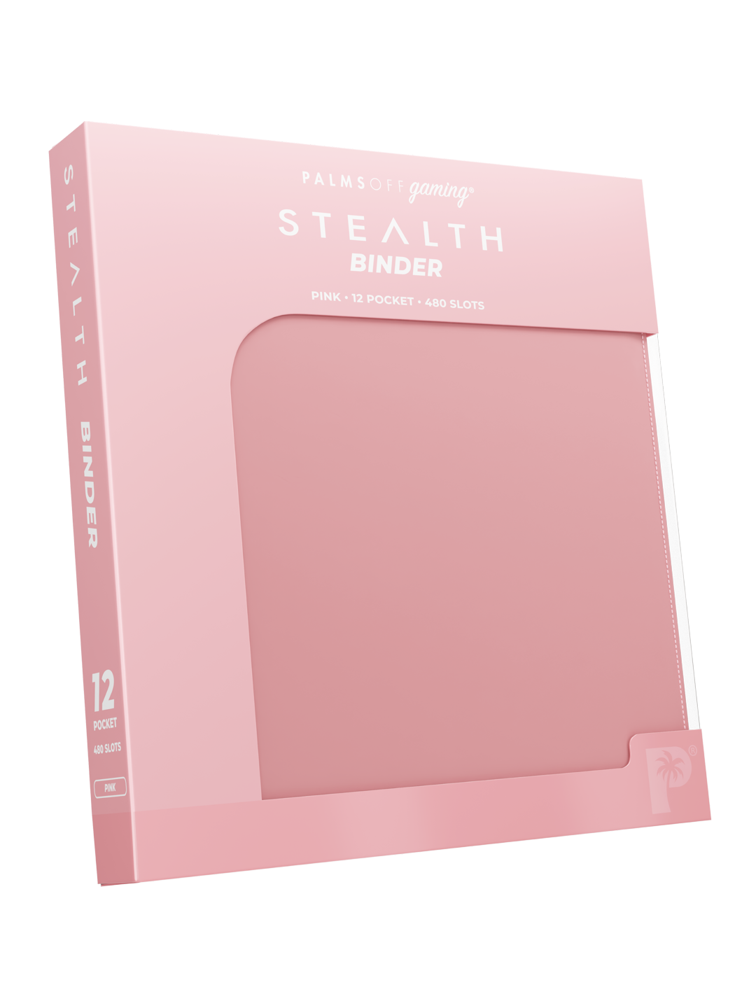 Stealth 12 Pocket Zip Binder - Pink