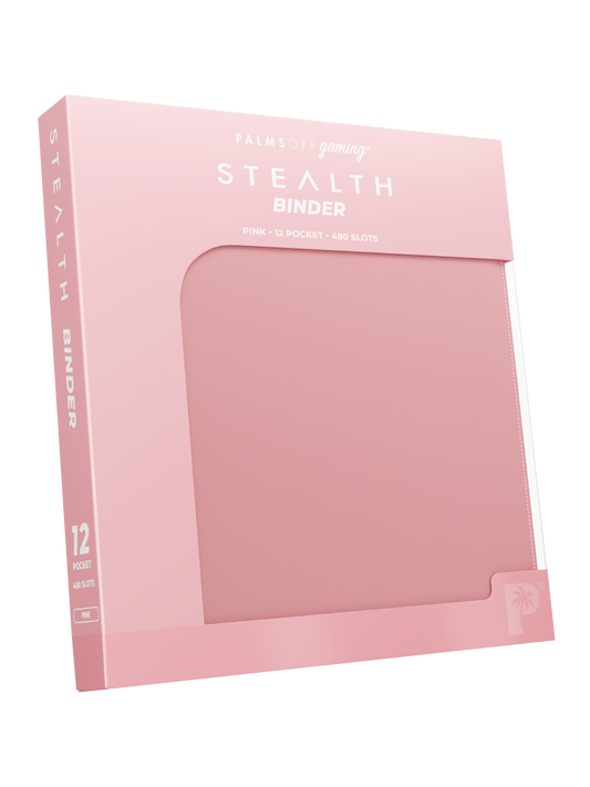 Stealth 12 Pocket Zip Binder - Pink