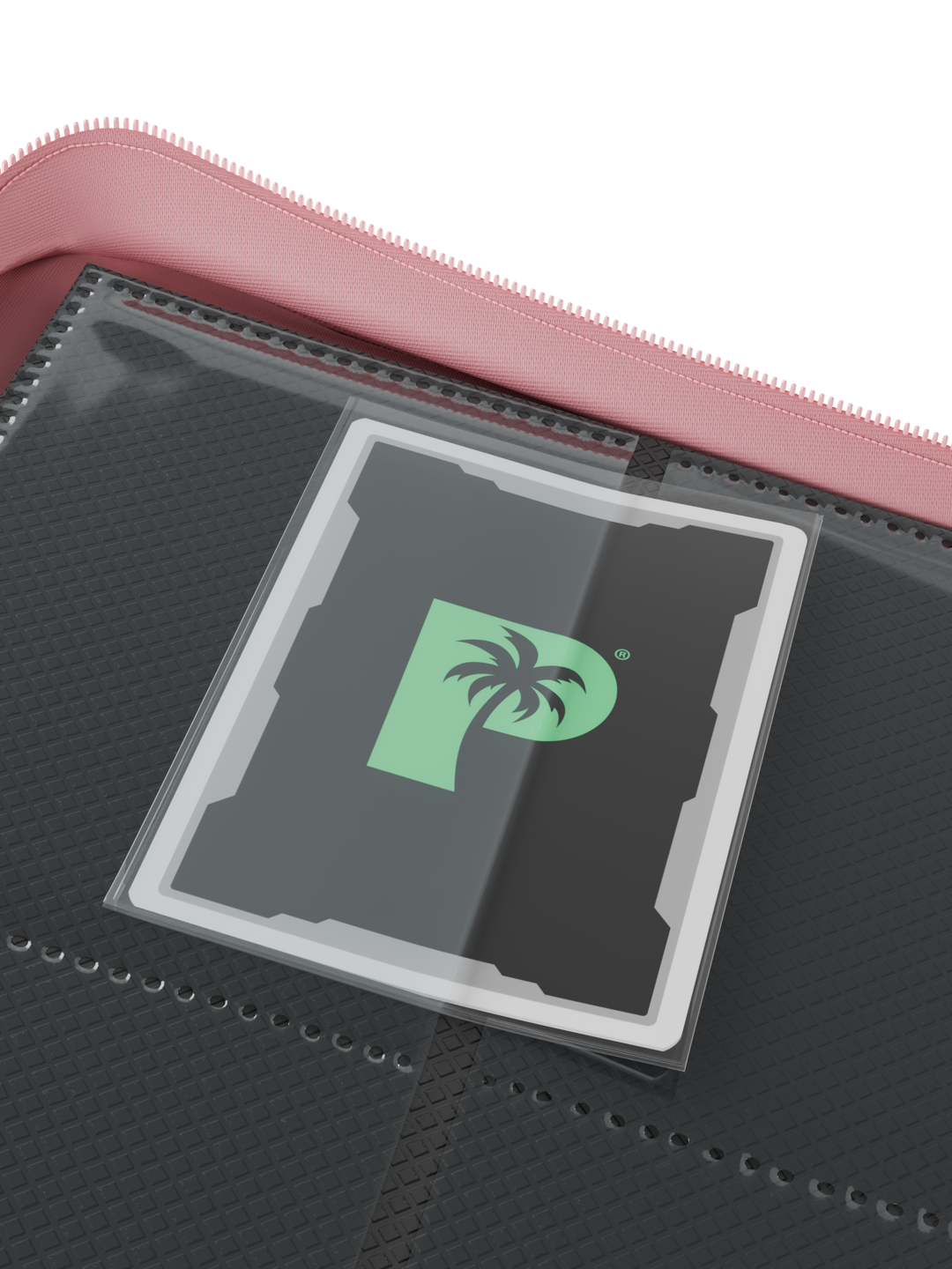 Stealth 12 Pocket Zip Binder - Pink