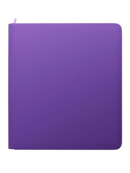 Stealth 12 Pocket Zip Binder - Purple