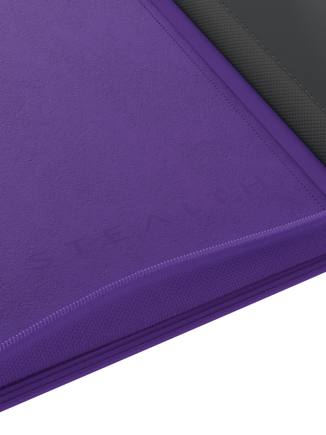 Stealth 12 Pocket Zip Binder - Purple