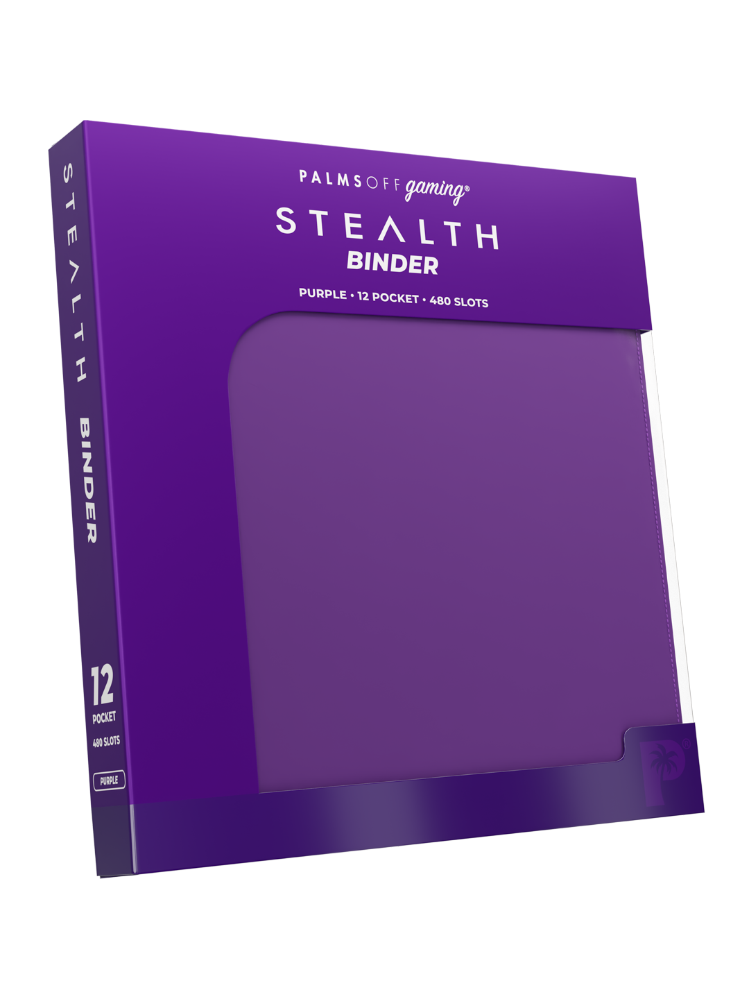 Stealth 12 Pocket Zip Binder - Purple