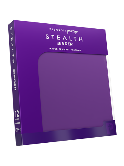Stealth 12 Pocket Zip Binder - Purple