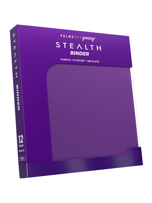 Stealth 12 Pocket Zip Binder - Purple