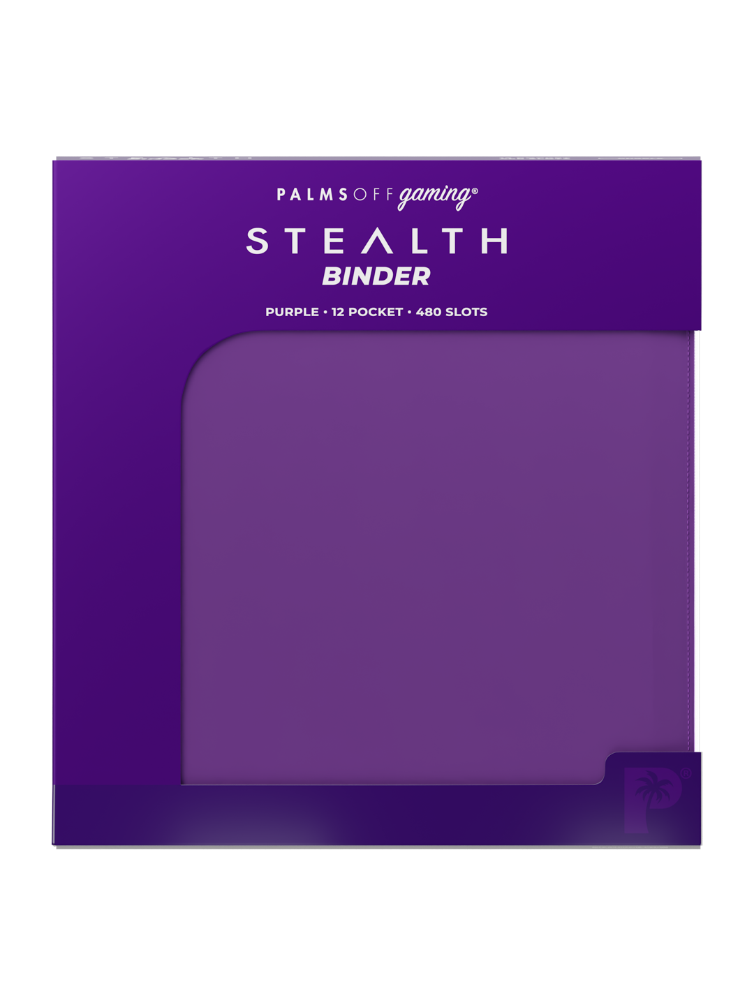 Stealth 12 Pocket Zip Binder - Purple